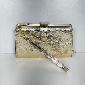 Ralph Lauren Wristlet Elegant Gold Women's Bag